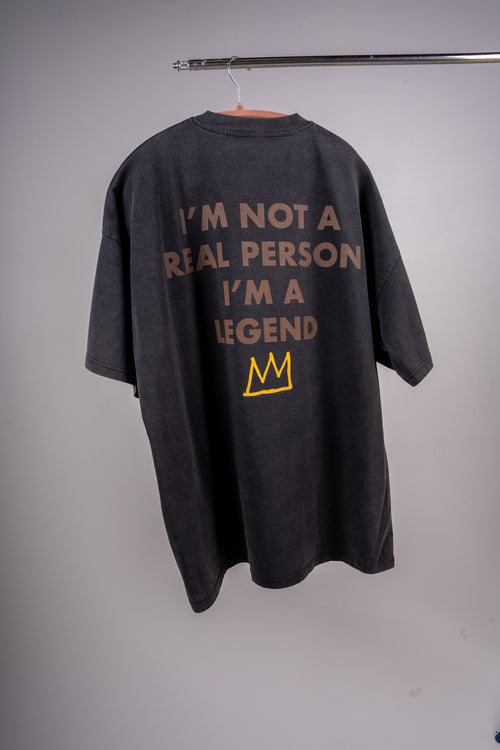 "Basquiat" Tee - Vintage Black