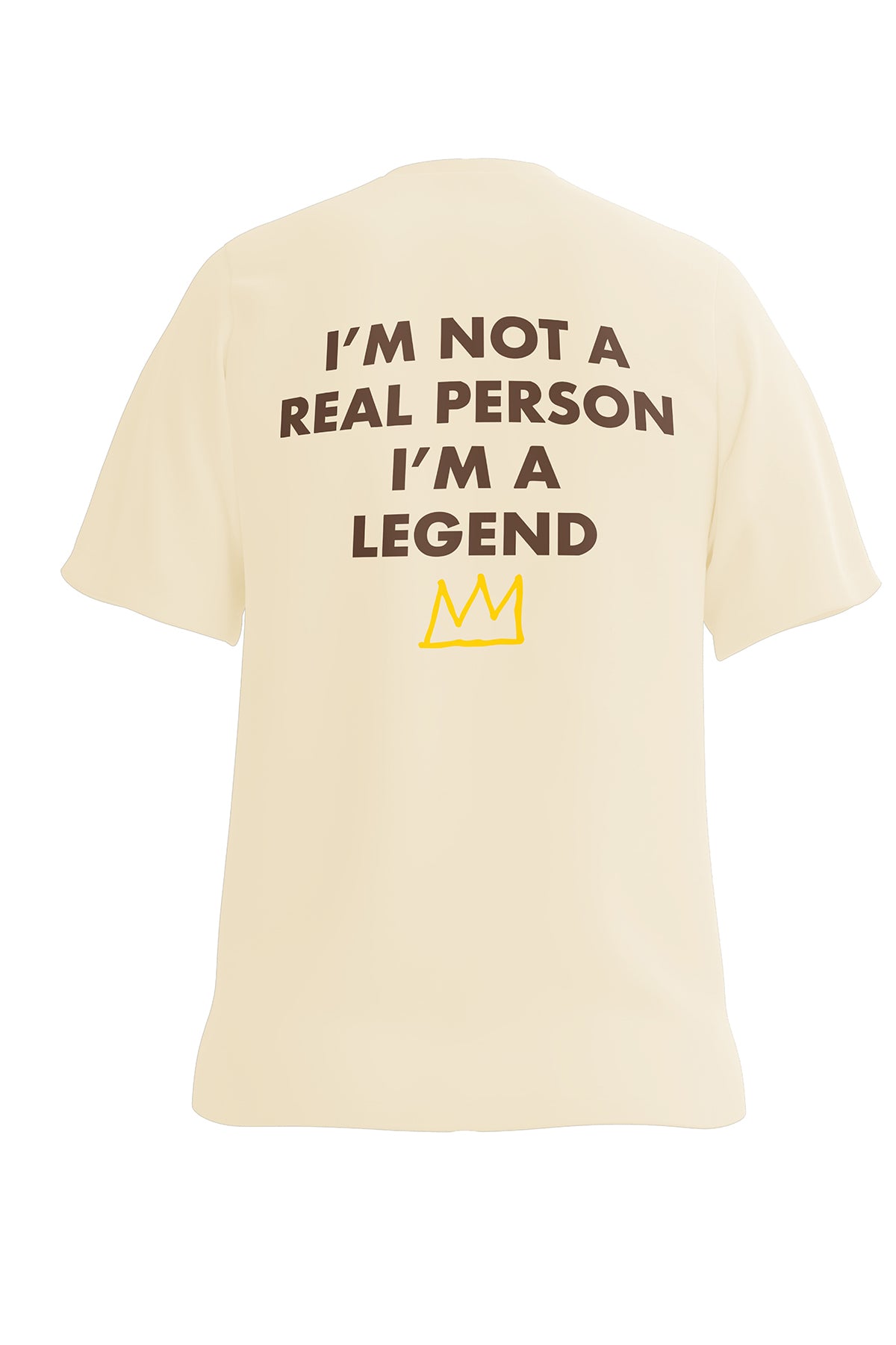 "Basquiat" Tee - Cream