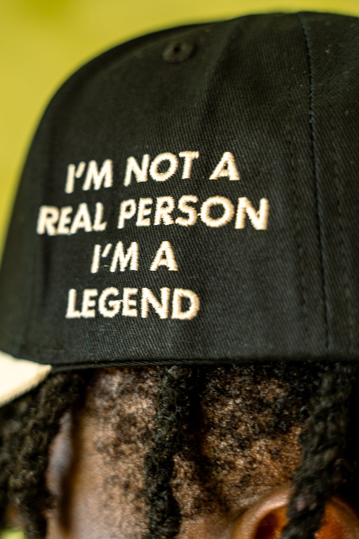 "BASQUIAT" HAT - NOIR