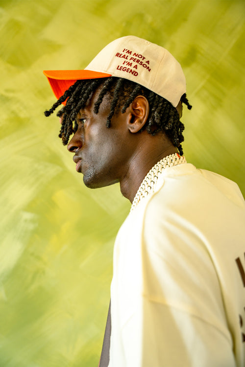 "BASQUIAT" HAT - CREME