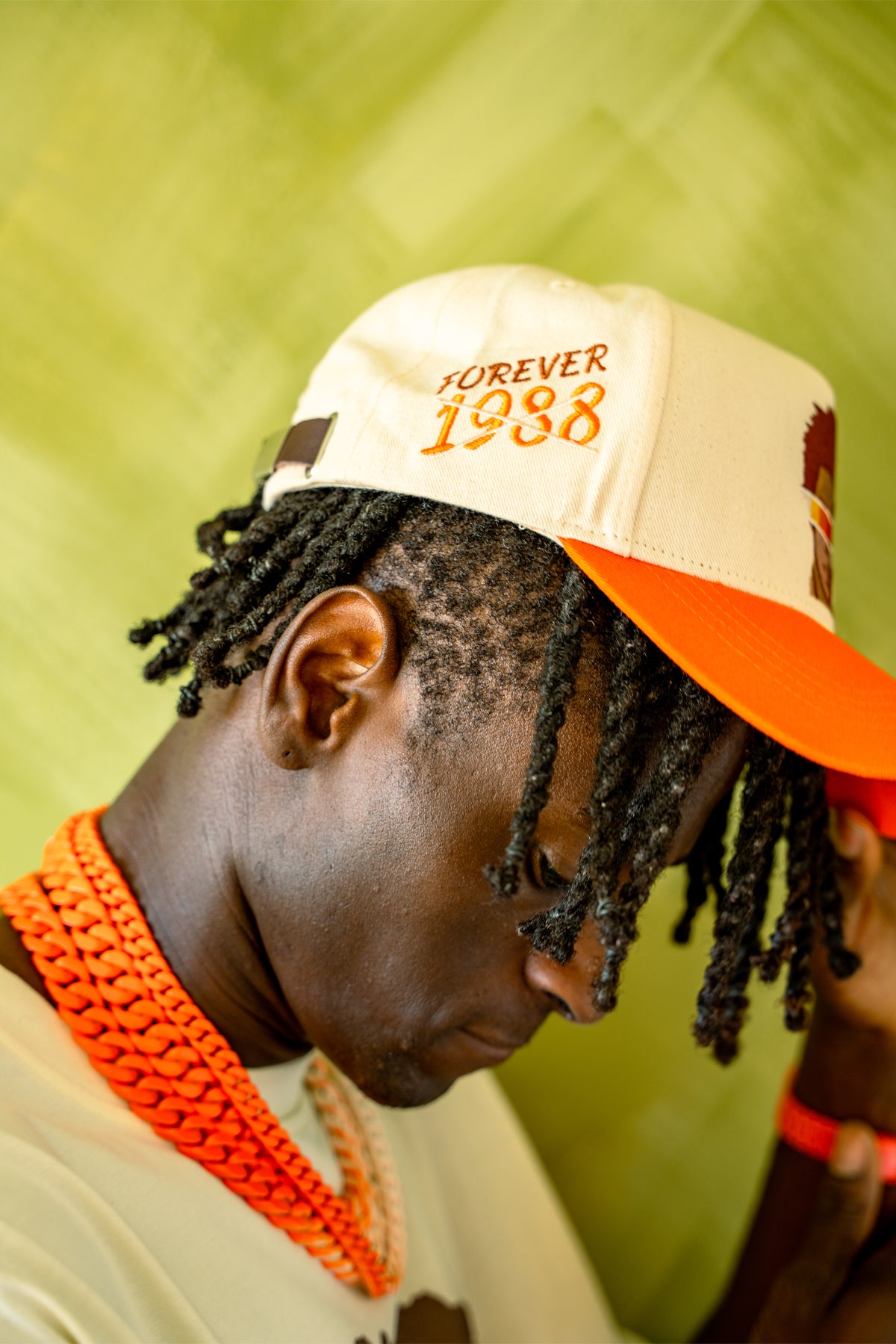 "BASQUIAT" HAT - CREME